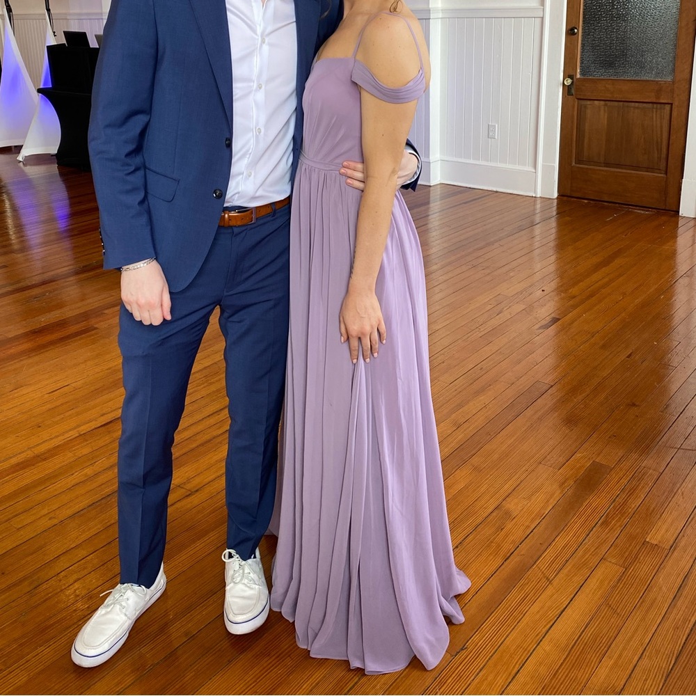Lavender bridesmaid dress